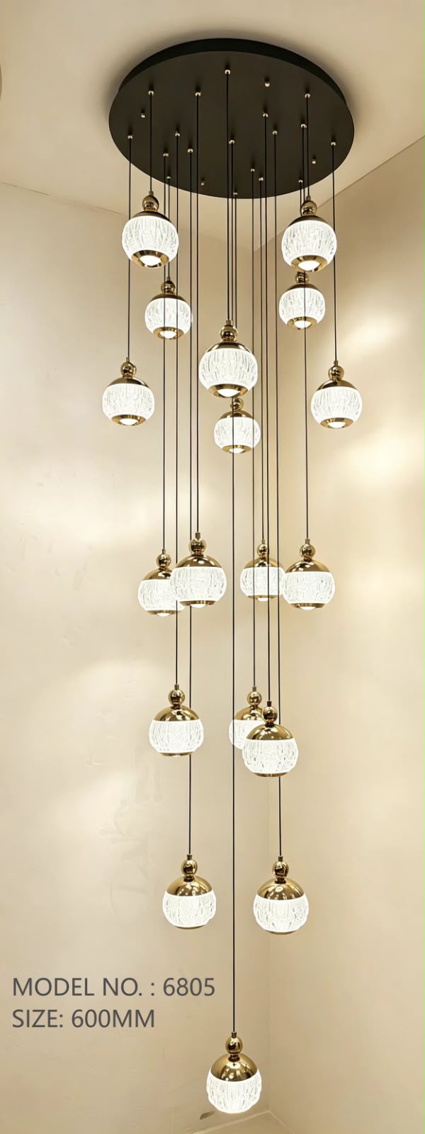 Duplex chandelier